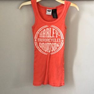 Harley Davidson Orange tank